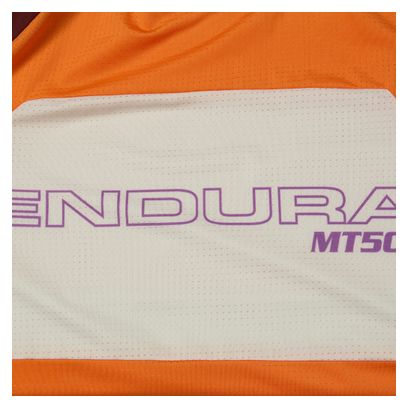 Camiseta de manga larga Endura MT500 Burner Lite naranja para hombre
