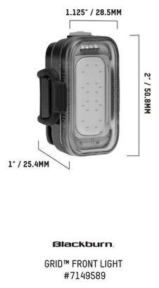 Eclairages Avant/Arrière BlackBurn Grid