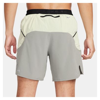 Nike Dri-Fit Trail Second Sunrise 18cm Khaki Grey Shorts