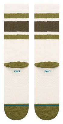 Calzini Stance Boyd Crew verde/beige