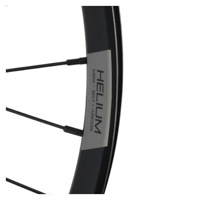Paire de Roues Alu Cruiser Pride Helium Fusion 20/15mm Noir