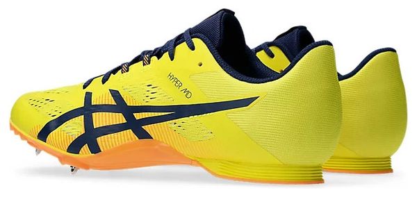 Chaussures d'Athlétisme Asics Hyper MD 8 Jaune Unisexe