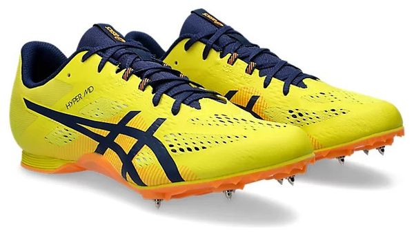 Chaussures d'Athlétisme Asics Hyper MD 8 Jaune Unisexe