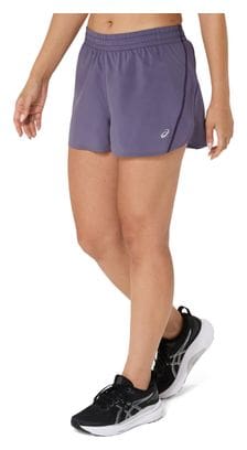 Asics Core Run Split Shorts Violett Damen