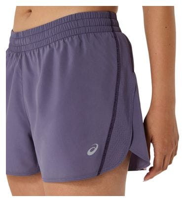 Asics Core Run Split Shorts Violett Damen