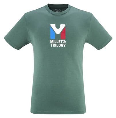 T-Shirt Millet Chamonix Trilogy Vert Homme