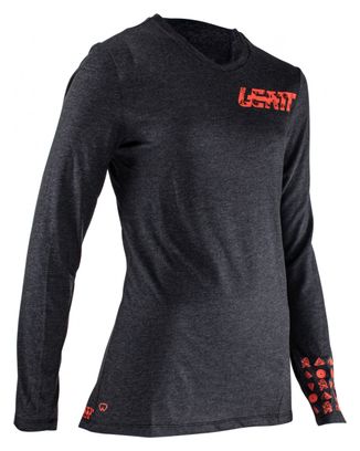 Leatt MTB Gravity 2.0 Women's Long Sleeve Jersey Black