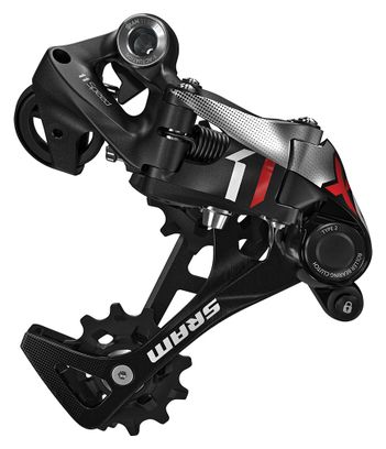 SRAM X01 hintere Gangschaltung 1 x 11 Gänge Schwarz/Rot