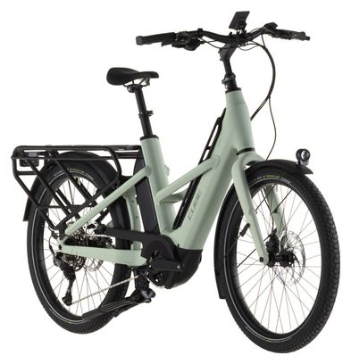 Vélo Cargo Longtail Électrique Cube Longtail Hybrid 800 Shimano Cues 11V 800 Wh 26'' Vert Pea 2026