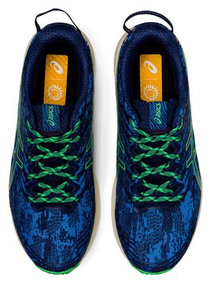 Chaussures Running Asics Fuji Lite 3 Bleu Vert
