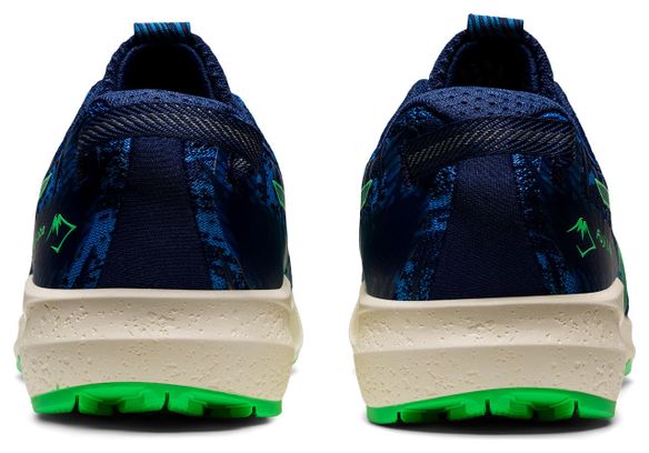 Asics Fuji Lite 3 Running Shoes Blauw Groen