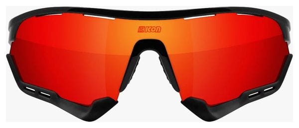 SCICON Aerotech XXL Glossy Black / Mirror Red Goggles