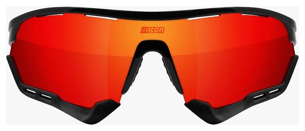 Occhiali SCICON Aerotech XXL Glossy Black / Mirror Red