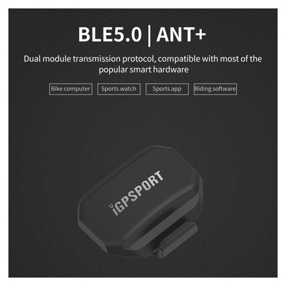 Capteur De Vitesse IGPSPORT SPD61 ANT+ Bluetooth - Sans Fil Pour Compteur Vélo