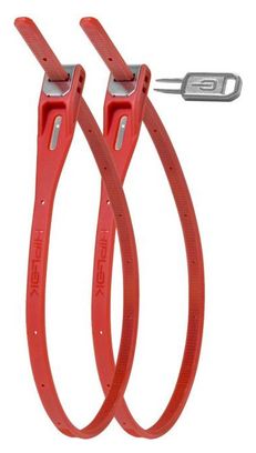 Hiplock Z Lok Cable Lock Red (x2)