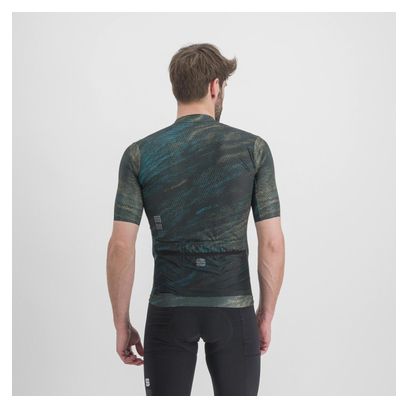 Sportful Cliff Supergiara Kurzarmtrikot Blau/Grün