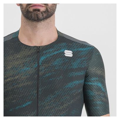 Sportful Cliff Supergiara Kurzarmtrikot Blau/Grün