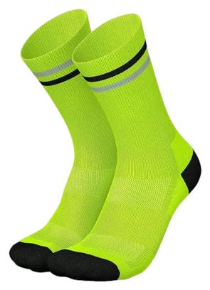 Incylence High-Viz V1 Running Socks Fluorescent Yellow
