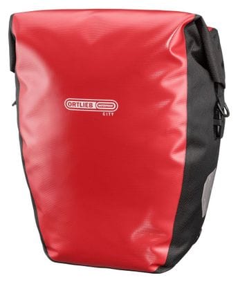 Ortlieb Back-Roller City 40L (2x20L) Pair of Bike Bags Red Black
