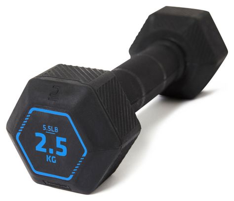 Decathlon Corength Hex Dumbell 12,5kg Zwart