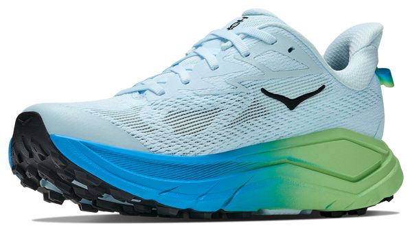 Hoka Challenger 8 trailschoenen, blauw/groen, dames