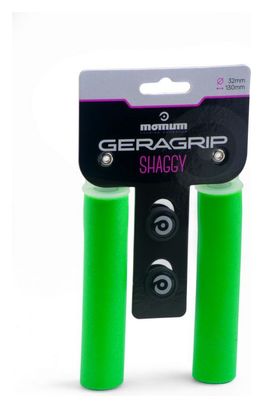 MOMUM - Grips silicone  GERAGRIP SHAGGY -  32MM -  GREEN