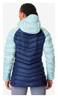 Daunenjacke zum Bergsteigen Damen Simond -12°C Blau