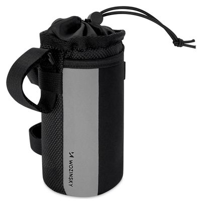 Sacoche isotherme pour bouteille d'eau pour vélo 1L noir
