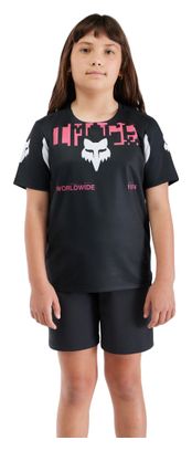 Fox Ranger Digi Image Junior Black Children's Short Sleeve Jersey