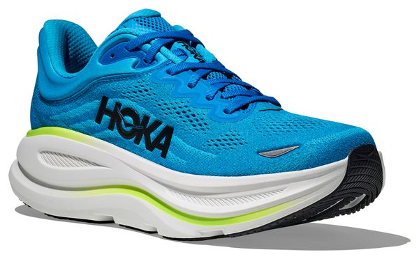 Zapatillas de running Hoka Bondi 9 azul/verde para hombre