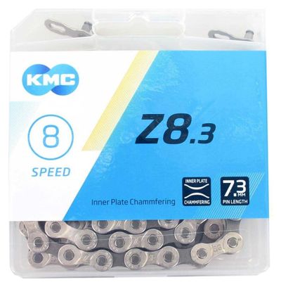 KMC Z8 Bike Chain Silver/Gray 114 links