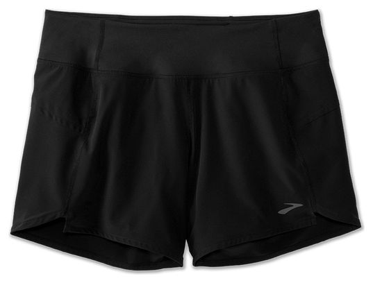 Short Brooks Chaser 5 &#39;&#39; negro mujer