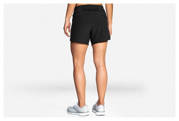 Short Brooks Chaser 5'' Noir Femme