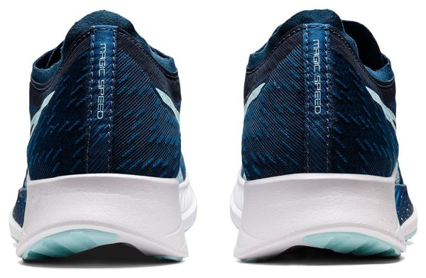 Chaussures Running Asics Magic Speed Bleu/Blanc Femme