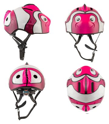 Casque de Vélo pour enfants | Poisson Clown Rose | Crazy Safety| Certifié EN1078