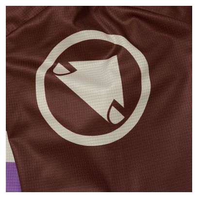 Endura SingleTrack Core II Funktions-T-Shirt Braun/Violett Herren