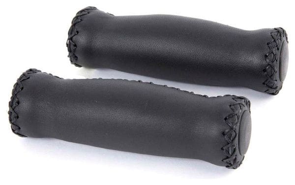 VELO Grips Cuir 127Mm Noir (Paire)