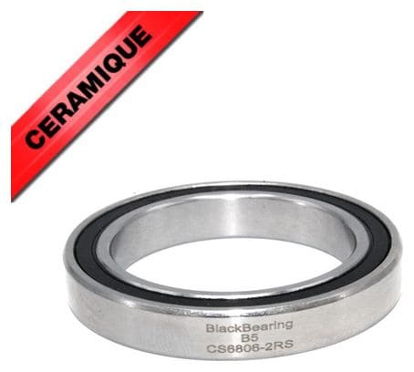 Roulement céramique - BLACKBEARING - 6806-2rs