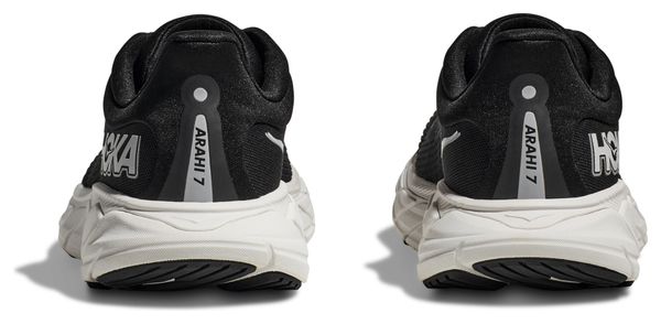 Hoka One One Arahi 7 Black White Women's Running Shoes