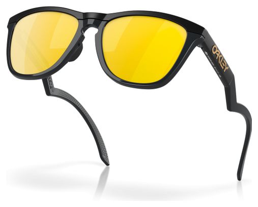 Oakley Frogskins Hybrid Matte Black/ Prizm 24k Polarized Goggles