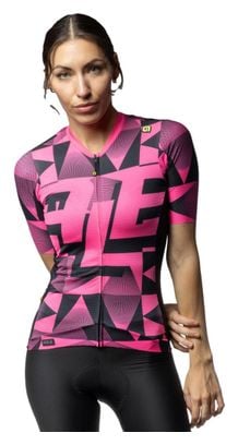 Maillot Manches Courtes Femme Alé Multiverso Rose