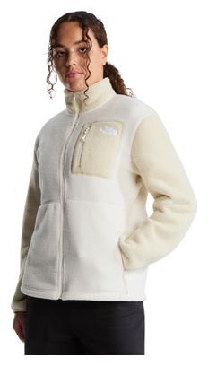The North Face Yumiori fleece met volledige ritssluiting, wit/beige, dames