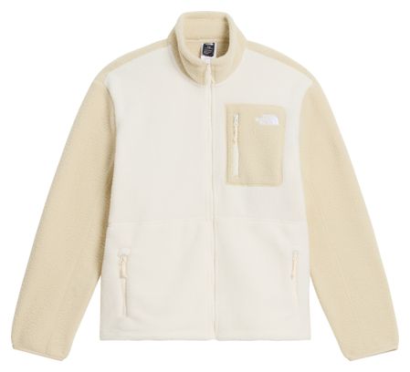 The North Face Yumiori fleece met volledige ritssluiting, wit/beige, dames