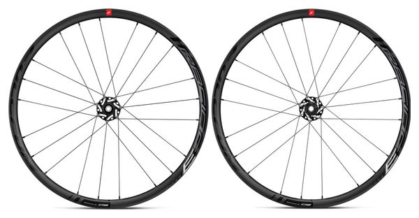 Refurbished Produkt - Paar Fulcrum Racing 3 Disc Straßenlaufräder | 12x100 - 12x142mm | Schwarz