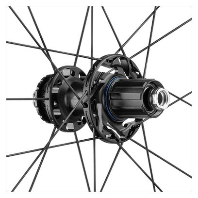 Refurbished Produkt - Paar Fulcrum Racing 3 Disc Straßenlaufräder | 12x100 - 12x142mm | Schwarz