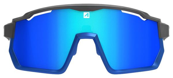 Occhiali AZR Pro Race RX nero opaco blu / Lente blu + Lente chiara