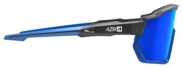 Occhiali AZR Pro Race RX nero opaco blu / Lente blu + Lente chiara