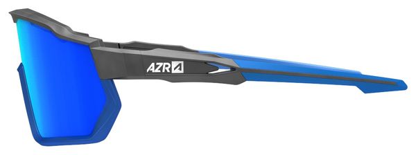 Occhiali AZR Pro Race RX nero opaco blu / Lente blu + Lente chiara