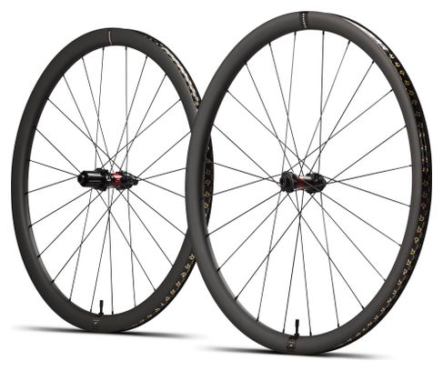 Paire de Roue Reserve 34/37 TA DT180 700mm | 12x100 - 12x142 mm | CenterLock