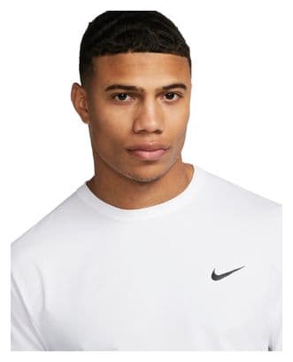 Men's Nike Dri-Fit UV Hyverse White short sleeve jersey